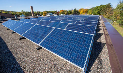 School solar installation in Minnesota | Photo by IPS Solar