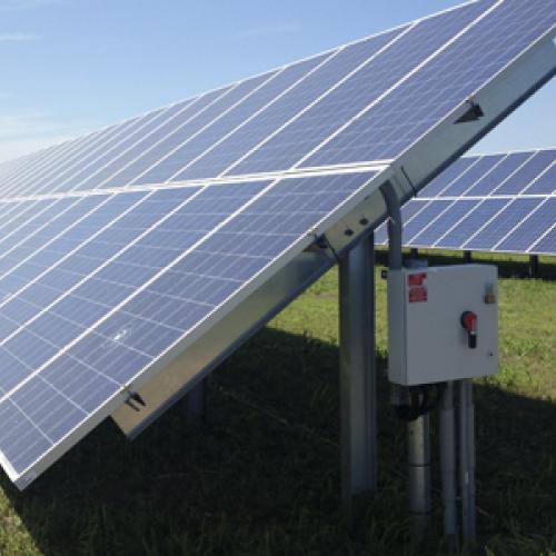 Slayton solar PV array