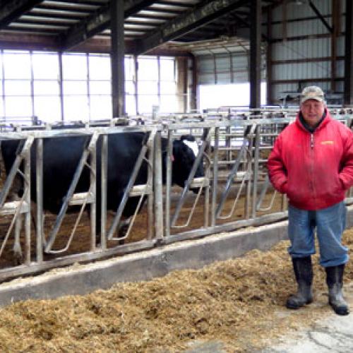 Gary Hoffman is saving a lot of energy on his dairy farm with efficiency measures