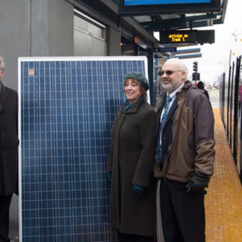 Solar energy expanding on the Green Line in Saint Paul