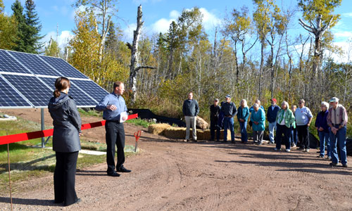 Arrowhead Electric Cooperative Solar Community ribbon cutting