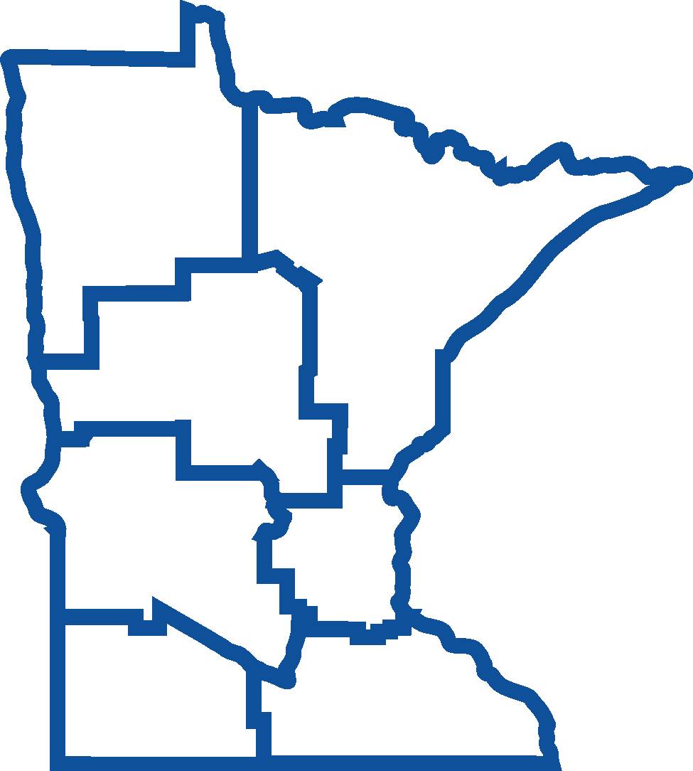 map of minnesota regions