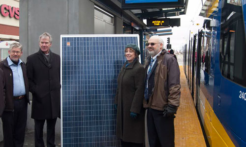 Solar energy expanding on the Green Line in Saint Paul