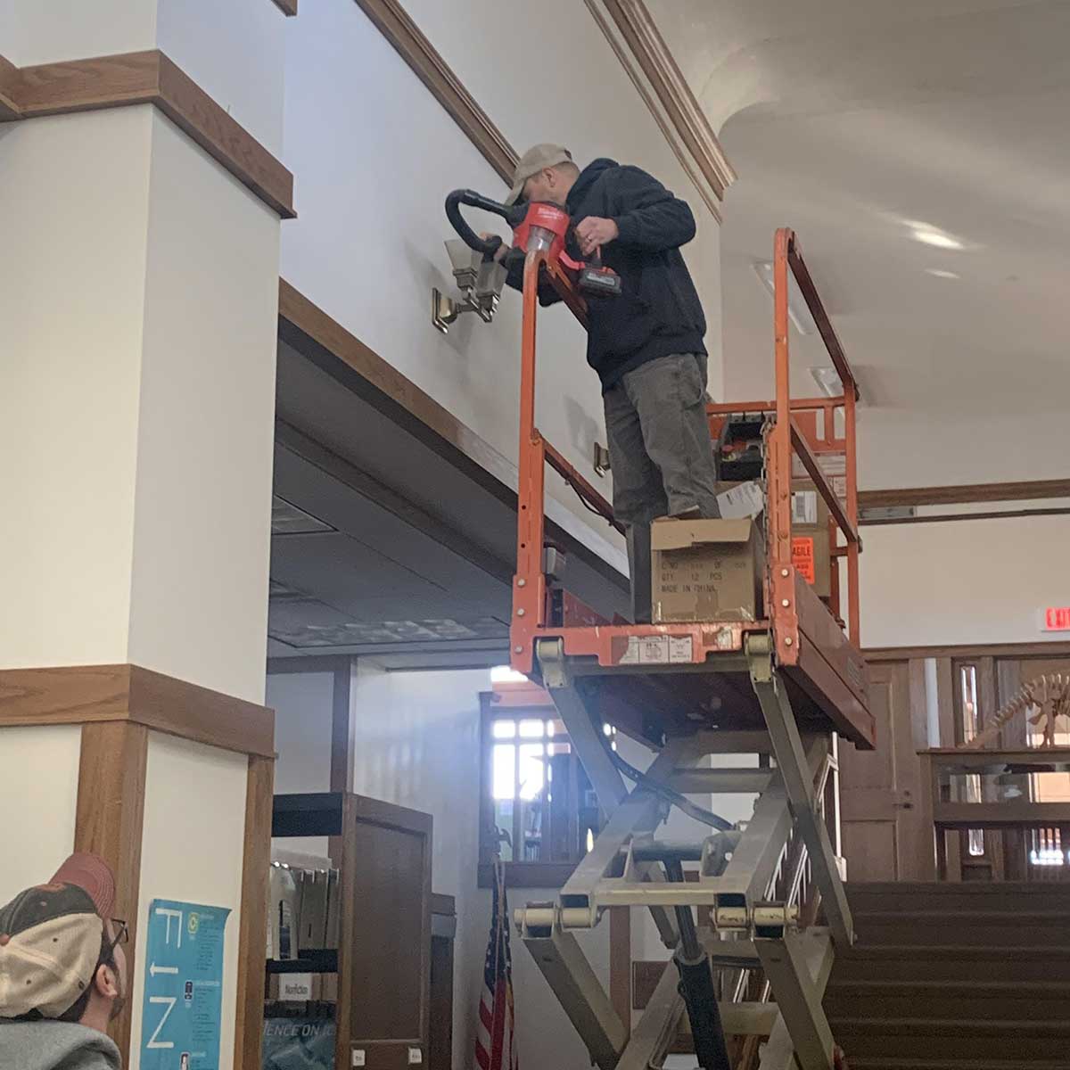 Detroit Lakes Library LED install