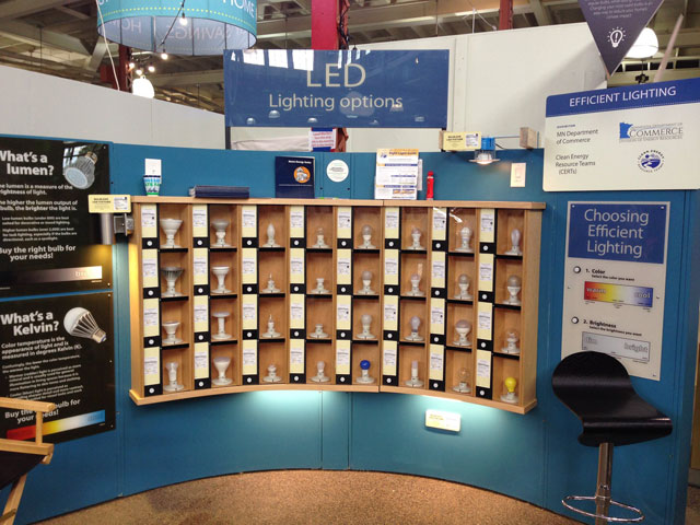 This year's energy efficiency lighting display