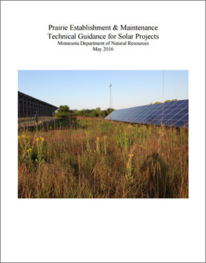 DNR Prairie Establishment & Maintenance: Technical Guidance for Solar Projects