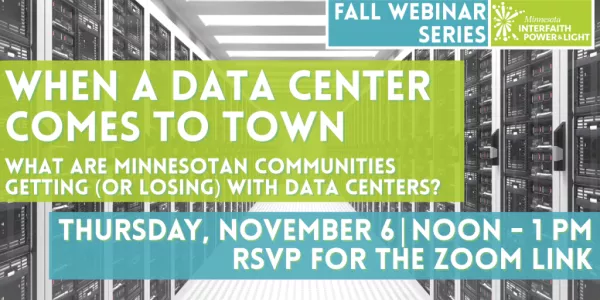 When a Data Center Comes to Town: What Are Minnesota Communities Getting (or Losing) from Data Centers?"