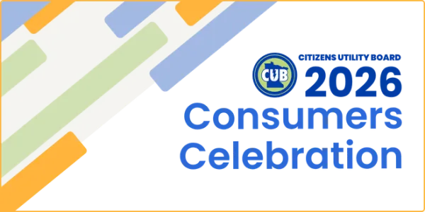 Citizens Utility Board of Minnesota 2026 Consumer Celebration banner