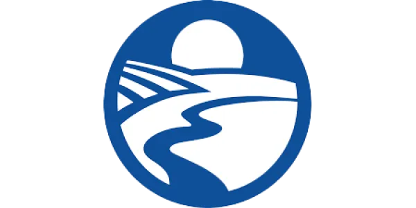 blue and white round image of rising sun on landscape; logo of Clean Energy Resource Teams (CERTs)