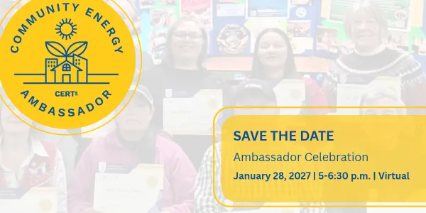Save the date: Ambassador Celebration January 28 5-6:30 p.m. 