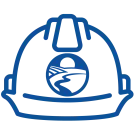 hard hat with CERTs logo