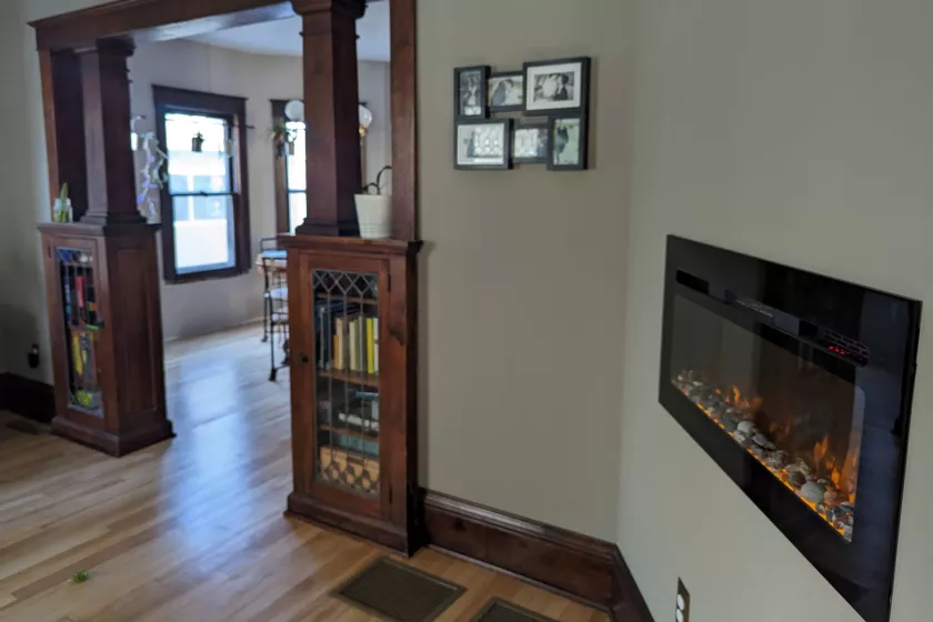 New fireplace