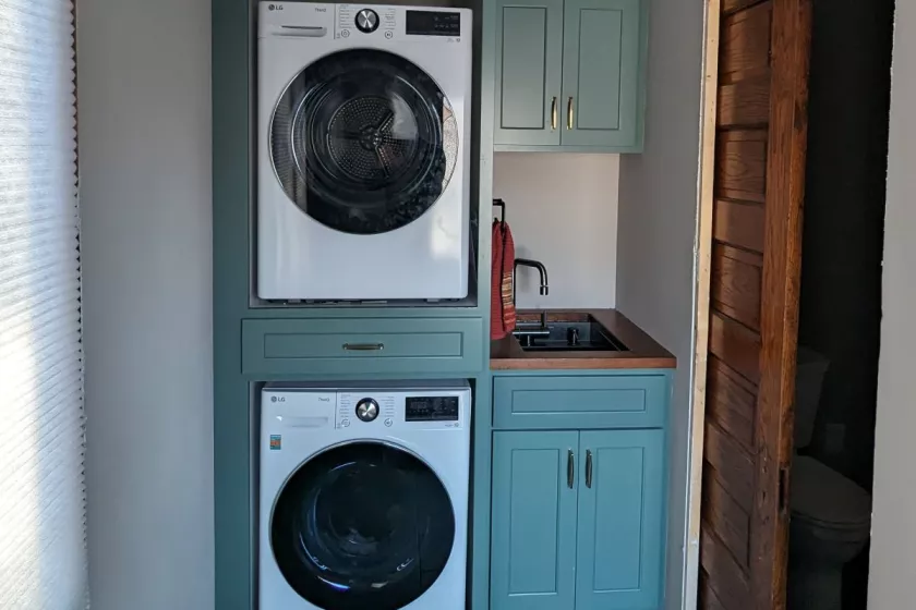 New washer and dryer