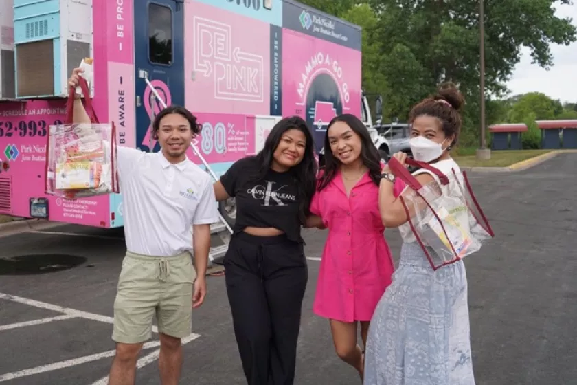 Community event with energy education kits