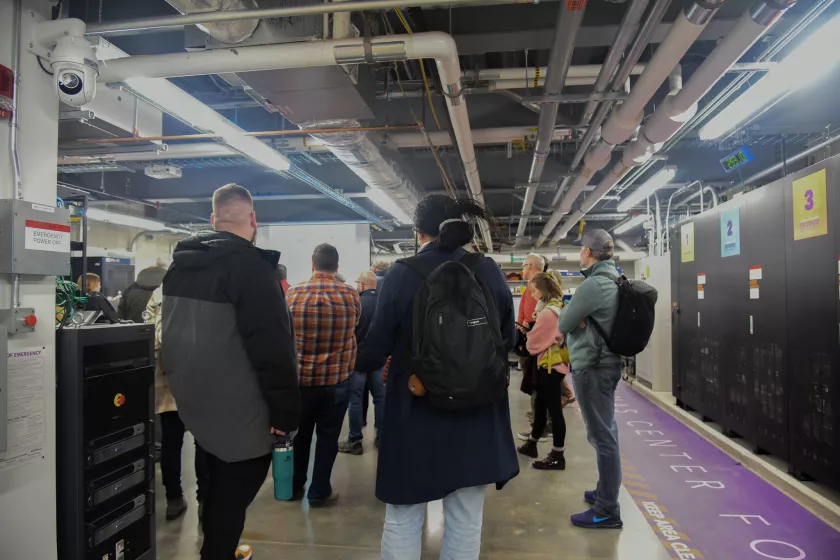 people on a tour