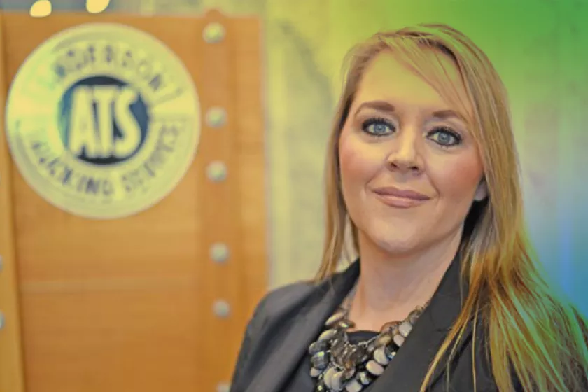 Cari Woitalla, Senior Project Manager at ATS Trucking, with expertise in transporting components for wind turbines.
