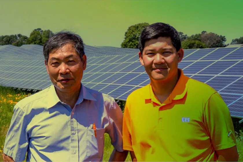Dennis and Andy Kim, President and Vice President at EVS, Inc.