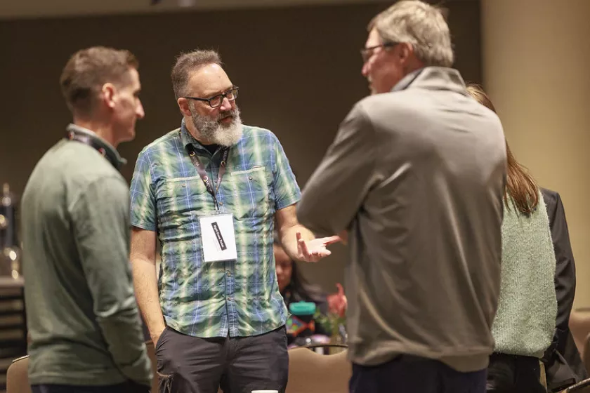 CERTs Co-Director, Joel Haskard, connects with community members at the MTERA annual conference.