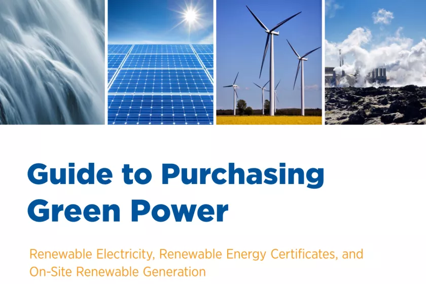 Guide to purchasing green power