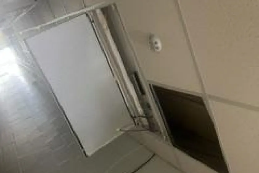 LED installation for one area on the ceiling