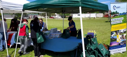 Community energy blitz event Regency Park Mobile Homes