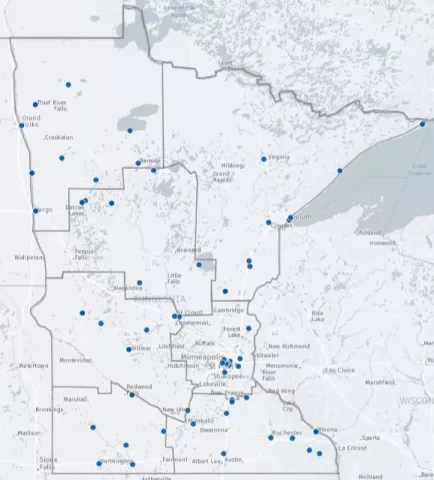 2022 Seed Grant Project Map