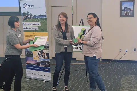 GreenStep Communities award presentation