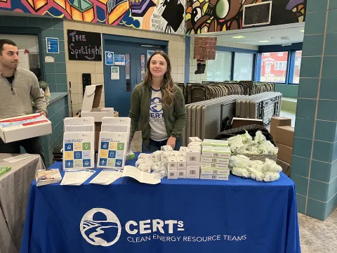 Keely tabling with energy saving resources