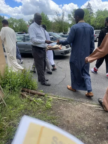 Community Grassroots Solutions engages in energy community outreach flyers distribution. 