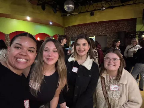 Group of women smiling