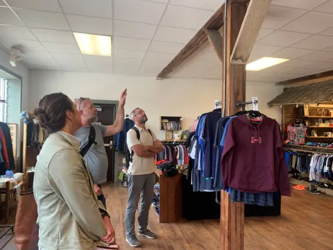 Molly Zins, Garrett Mosiman (CSBR), and Daniel Handeen