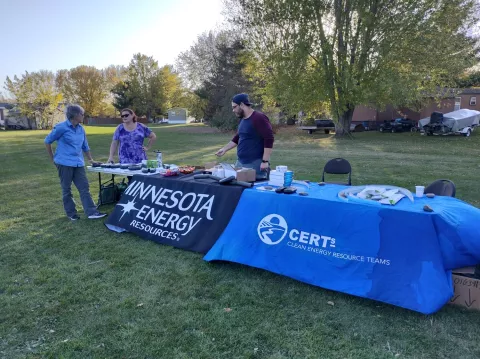 Community energy blitz event Regency Park Mobile Homes