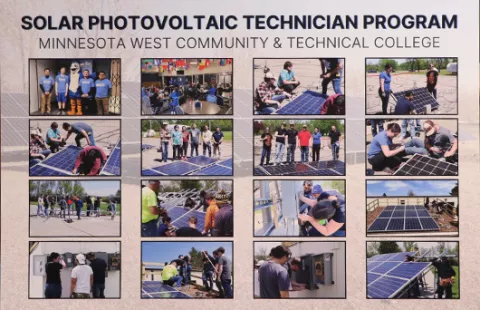 solar photovoltaic technician certificate poster