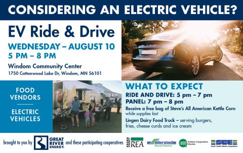 EV Ride and Driver flier