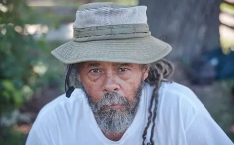 Michael Chaney Portrait (green bucket hat)