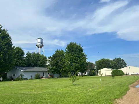 Built in 1906, Comfrey’s water tower is the second oldest in the state.