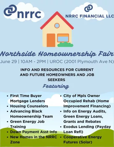 NRRC Homeownership Fair Poster