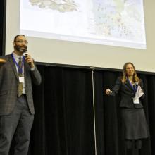 Joel Haskard and Lissa Pawlisch presenting in 2013 at the CERTs 10th Anniversary Celebration