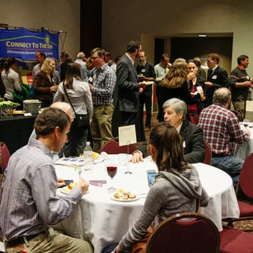 Attendees network at the Metro CERT Annual Event