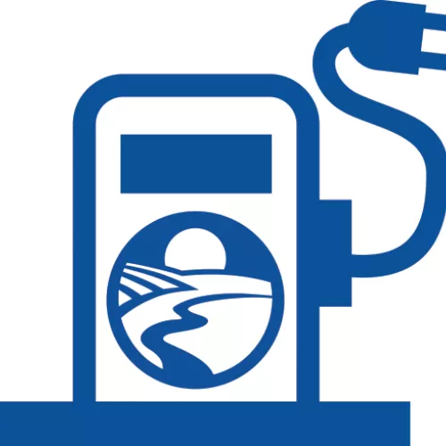 CERTs logo on an electric vehicle charger