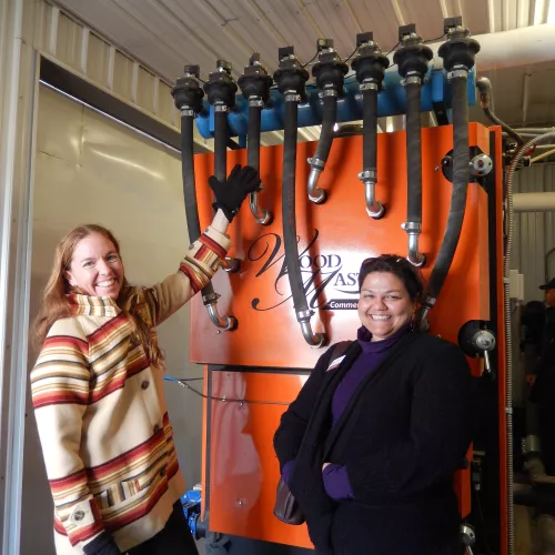 NW CERT participants showcase WoodMaster biomass boiler