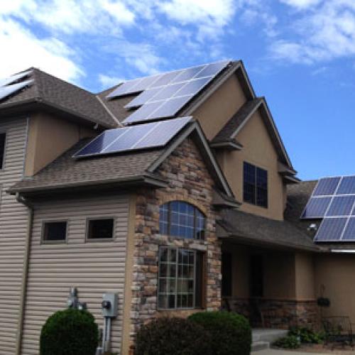 The Villella household utilizes several technologies, including geothermal, Solar PV and electric vehicles.