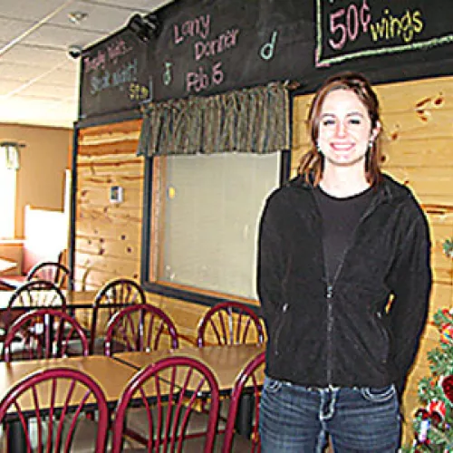 Anna Knott, owner of Knott's Corner Bar & Grill in Lucan