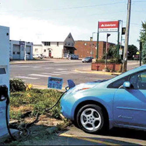 New EV DC fast charging station in Pine City, MN
