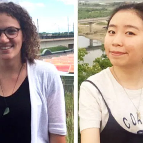 CERTs summer interns Emma Ryan and Jinny Kim