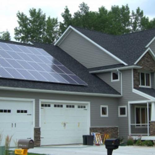 8.5kW Winona residential solar installation by Innovative Power Systems in 2010
