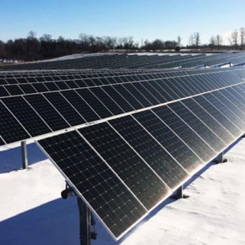 Pictured is the 7 MW Buffalo Solar installation