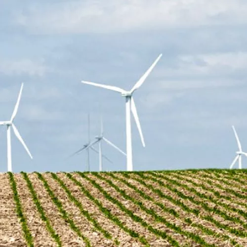 Wind turbines near Lake Benton, MN