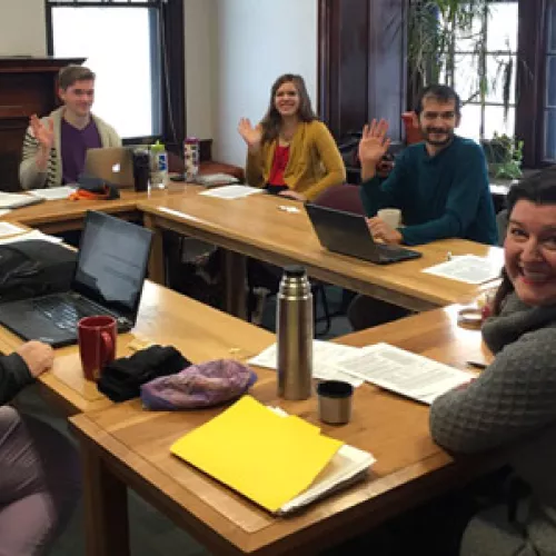 MNIPL team planning for faith community outreach