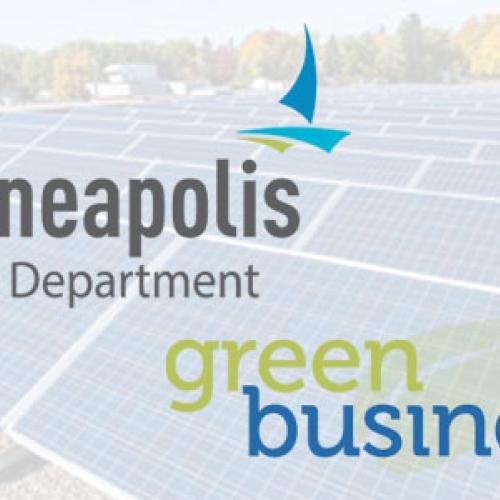 Minneapolis Health Department Green Business logo